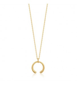 Ania Haie Luxe Curve Nacklace M GP - 3210973