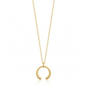 Ania Haie Luxe Curve Nacklace M GP - 3210973