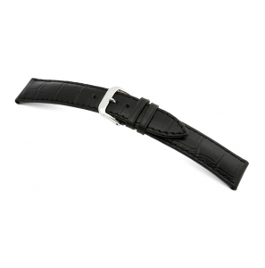 Happel Lederband Jackson 20 mm XL zwart met Alligator print - 3211027