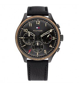 Tommy Hilfiger heren Asher stl zw leer zwart - 3211070