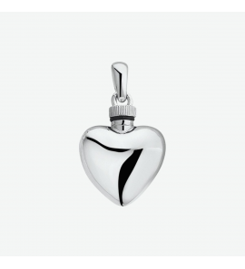 Zilver Urn hanger hart 17 mm - 3211110