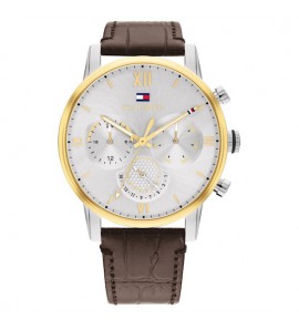 Tommy Hilfiger heren Sullivan stl/dbl leer br - 3211143