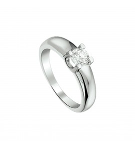 Zilver RH dames ring met zirkonia mt 17¥ - 3211173