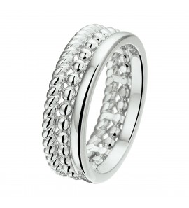 Zilver RH dames ring mt 17¾ - 3211188