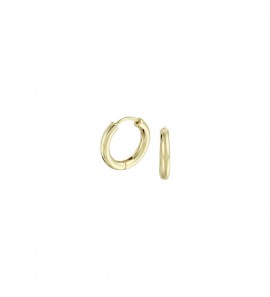 Goud klap-oorringen rond 2.5 mm 15 mm - 3211226