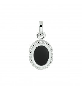 Zilver RH hanger met onix - 3211282