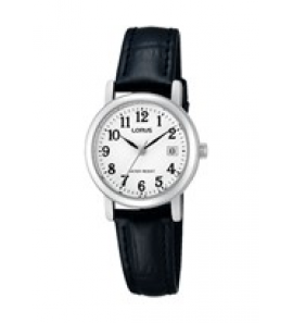 Lorus dames metaal leer zwart - 3211415