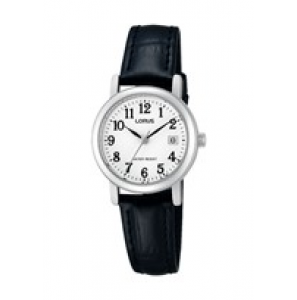 Lorus dames metaal leer zwart - 3211415