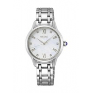Seiko dames ss bracelet mop daimonds 50m wr - 3211476
