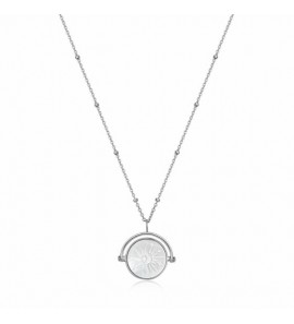 Ania Haie Sunbeam Emblem Silver Necklece M - 3211490