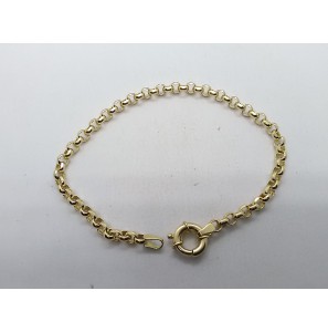 Goud armband jasseron 4 mm 19 cm - 3211504