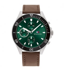 Tommy Hilfiger Larson leer bruin stl. 46 mm - 3211583