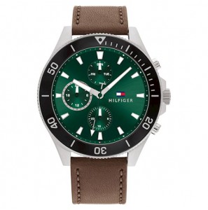 Tommy Hilfiger Larson leer bruin stl. 46 mm - 3211583