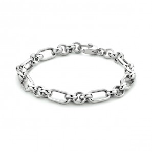 Zilver RH anker armband 3/1 6.7 mm 19 cm - 3211731