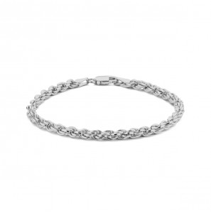 Zilver armband koord 18 cm - 3211733