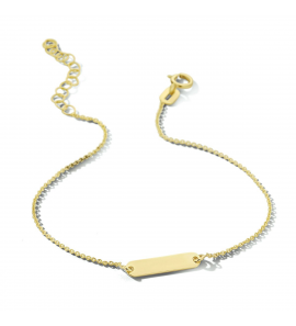 Goud graveerarmband 1,0 mm 16 - 19 cm - 3211622
