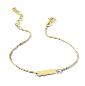 Goud graveerarmband 1,0 mm 16 - 19 cm - 3211622