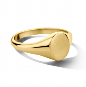 Goud dames graveerring ovaal 9.5 mm - 3211624