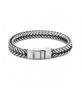 Zilver Geoxideerd armband vossenstaard 9.7 mm 20 cm - 3211656