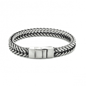 Zilver Geoxideerd armband vossenstaard 9.7 mm 20 cm - 3211656