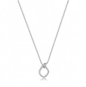 Ania Haie Silver Knot Pendent  Necklece M - 3211665