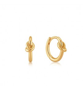 Ania Haie Gold Huggie Earrings S - 3211666