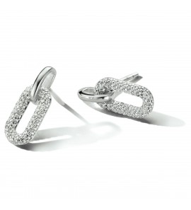 Zilver oorknoppen zirkonia - 3211717
