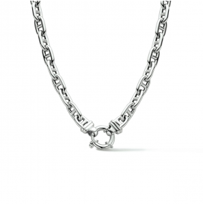 Zilver collier anker 7.6 mm 45 cm - 3211720
