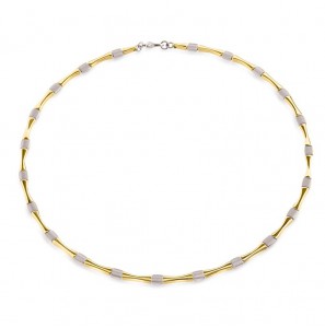 Boccia collier bicolour 08045-02 - 3211785