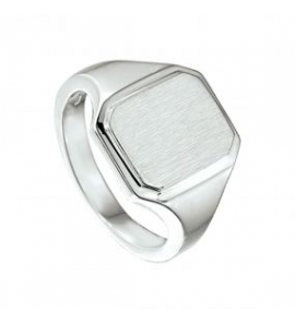 Zilveren herenring 8-kant maat 20 - 3211824