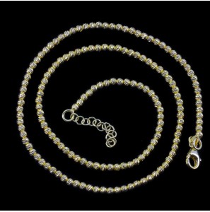 Sanjoya Lissabon collier bolletjes facet 50 cm - 3211922