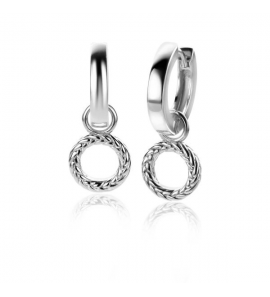 Zinzi zlv. creoolhangers rond open gevlochten - 3211868
