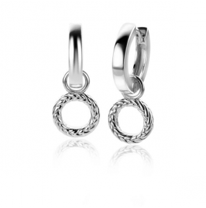 Zinzi zlv. creoolhangers rond open gevlochten - 3211868