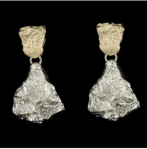 Sanjoya Barcelona oorhangers tweeleurig steenvormige schakels - 3211908