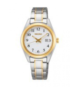 Seiko dames new link bicolour bracelet wit 100m wr - 3211950