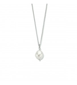 Zilver collier met parel 40+4 cm - 3211704