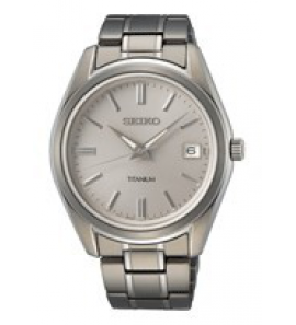 Seiko heren new link titanium bracelet zilver 100m wr - 3220640