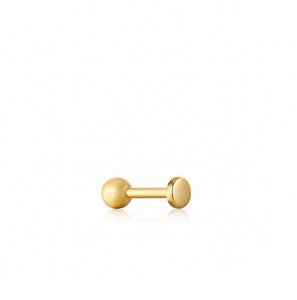 Ania Haie Disc Barbell Single Ear S Gold - 3220174