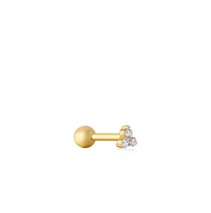 Ania Haie T.Sparkle Barbell Single Ear S Gold - 3220179