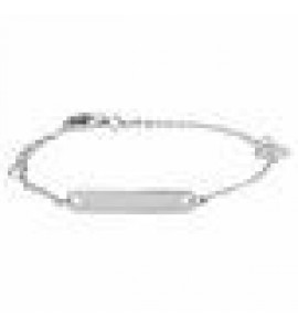 Zilver graveerarmband ster zirkonia 4 mm 11 + 2 cm - 3220324