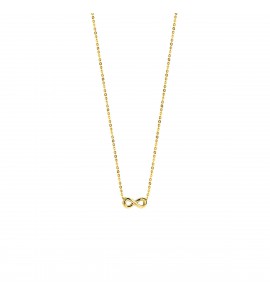 9K Collier anker 1.0 mm infinety 4.5x9 mm 42-45 cm - 3220328