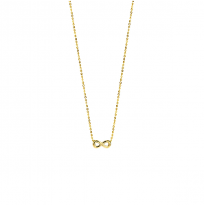 9K Collier anker 1.0 mm infinety 4.5x9 mm 42-45 cm - 3220328