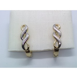 Goud bic. oorhangers spaansehaak tors - 3220455