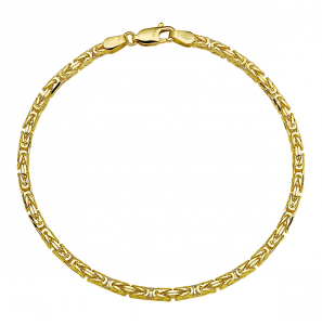 Gouden armband koningsschakel vk 2.5 mm 19 cm - 3220296