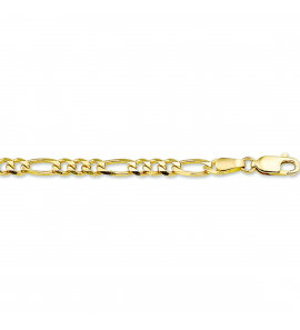 Gouden armband figaro 3.75 mm 20 cm - 3220297