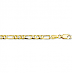 Gouden armband figaro 3.75 mm 20 cm - 3220297
