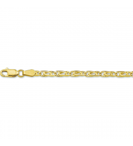 Goud armband valkenoog 3.0 mm 20 cm - 3220299