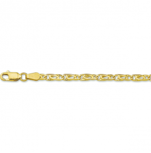 Goud armband valkenoog 3.0 mm 20 cm - 3220299