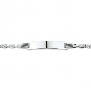 Zilver plaatband koffieboon plaat 5,0 mm 14-16 cm - 3220315
