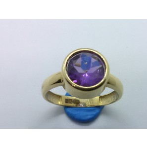 Goud dames ring met Amathist 10 mm mt. 18 - 3220512